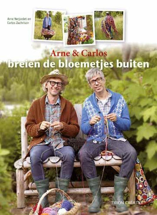Arne & Carlos knit the flowers outside