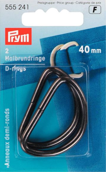 Prym D-Ring 40mm Antique Silver
