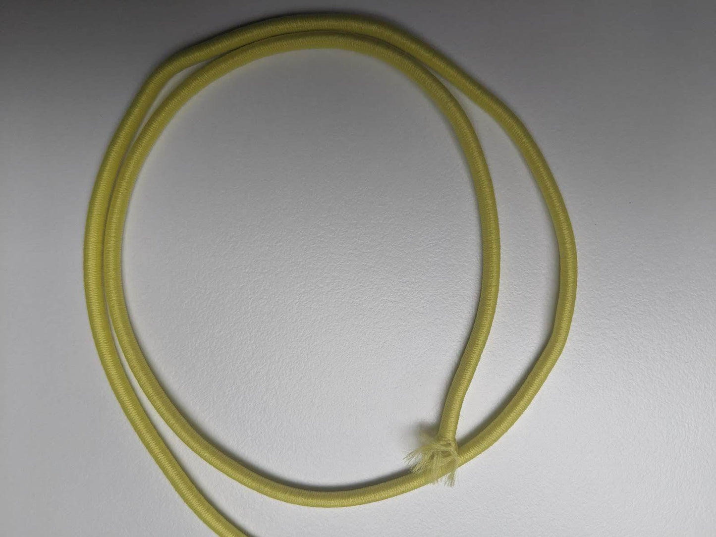 Cord elastic 3mm yellow - per meter